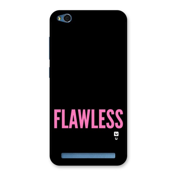 Flawless Pink Design Back Case for Redmi 5A