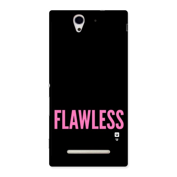Flawless Pink Design Back Case for Sony Xperia C3