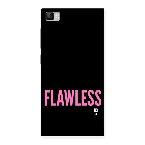 Flawless Pink Design Back Case for Xiaomi Mi3