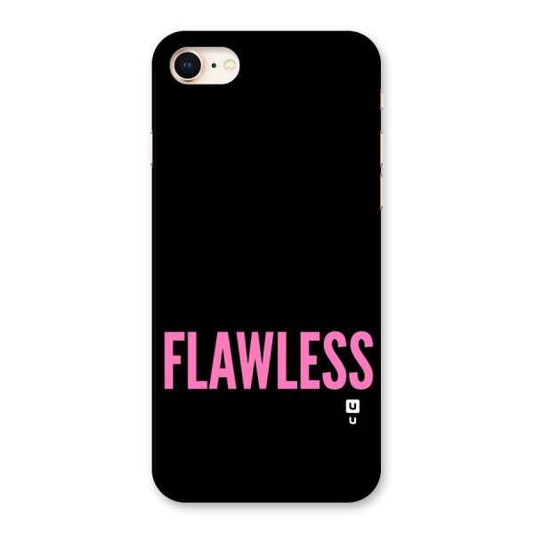 Flawless Pink Design Back Case for iPhone 8