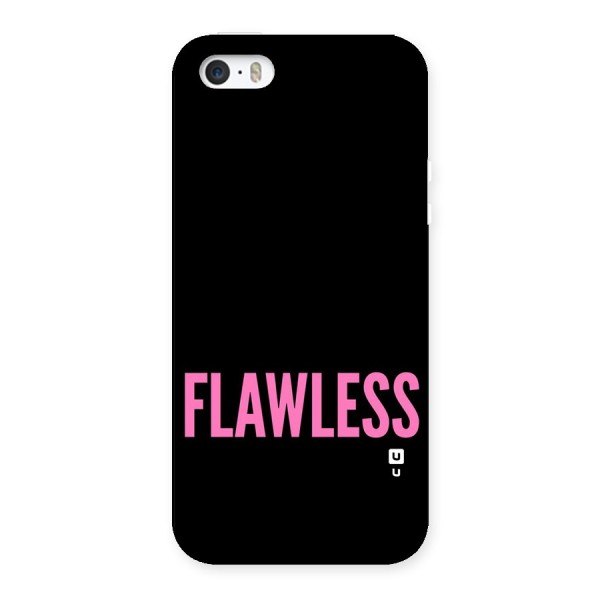 Flawless Pink Design Back Case for iPhone SE