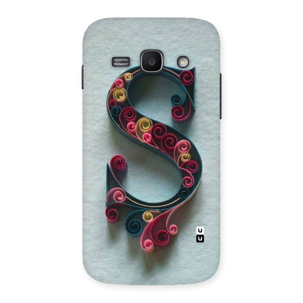 Floral Alphabet Back Case for Galaxy Ace 3