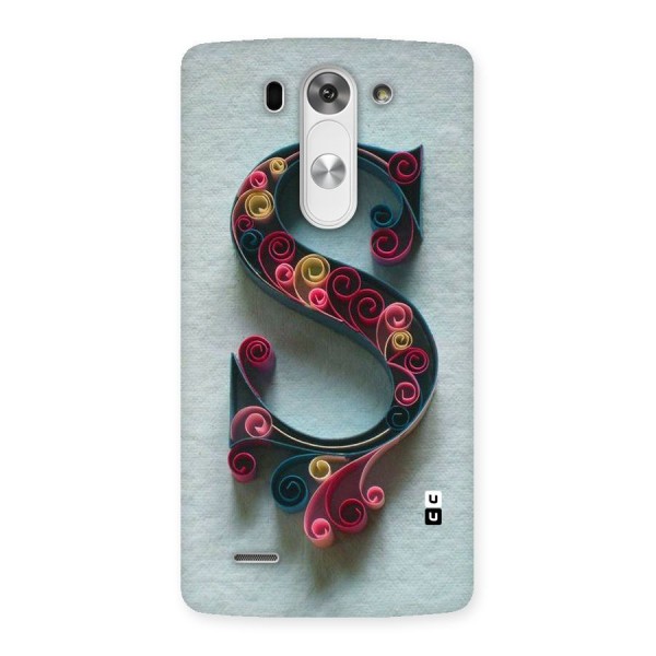 Floral Alphabet Back Case for LG G3 Beat