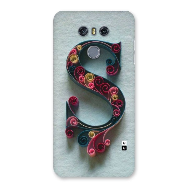 Floral Alphabet Back Case for LG G6