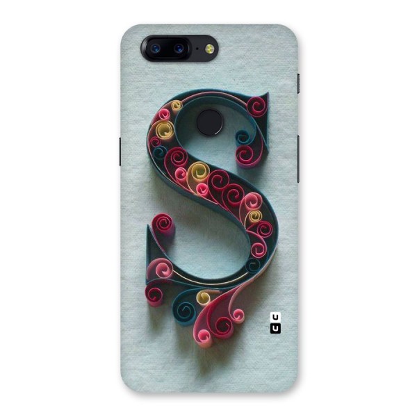 Floral Alphabet Back Case for OnePlus 5T