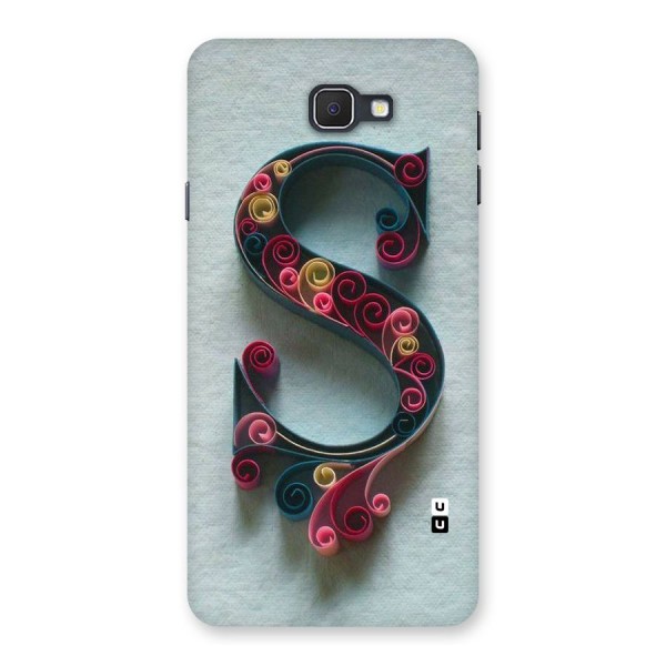 Floral Alphabet Back Case for Samsung Galaxy J7 Prime
