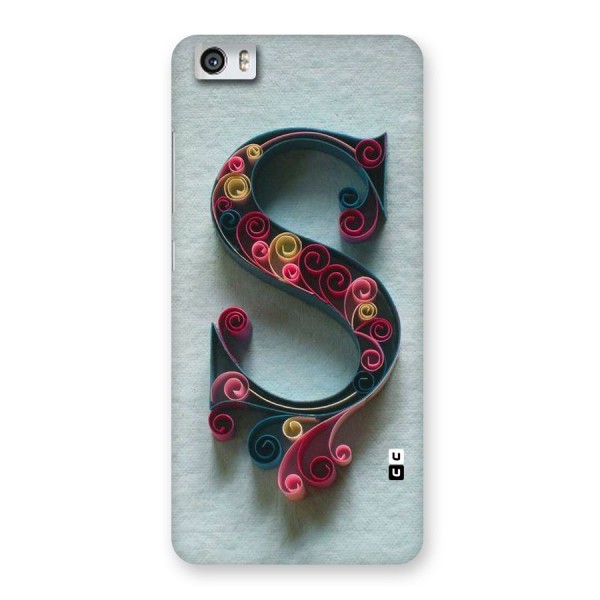 Floral Alphabet Back Case for Xiaomi Redmi Mi5