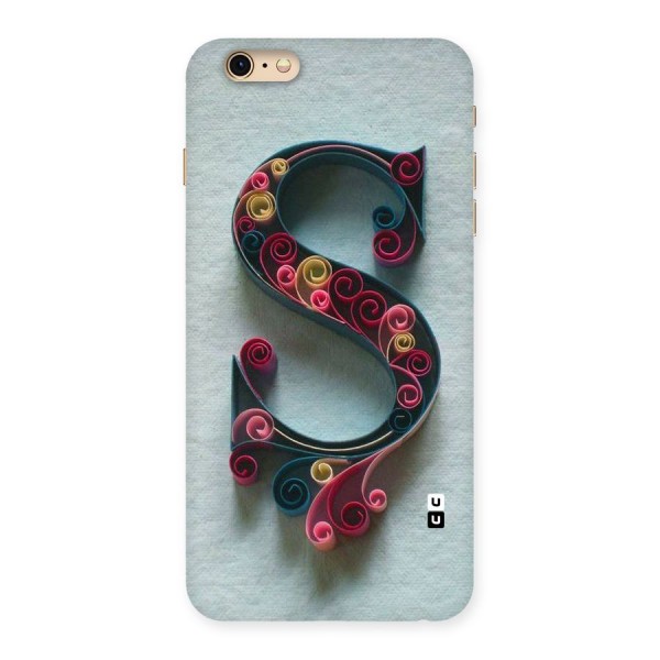 Floral Alphabet Back Case for iPhone 6 Plus 6S Plus