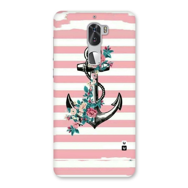 Floral Anchor Back Case for Coolpad Cool 1