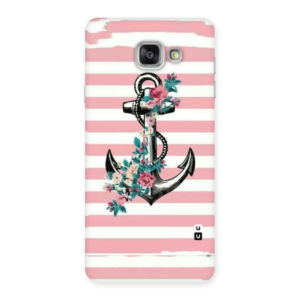 Floral Anchor Back Case for Galaxy A7 2016