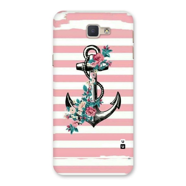 Floral Anchor Back Case for Galaxy J5 Prime