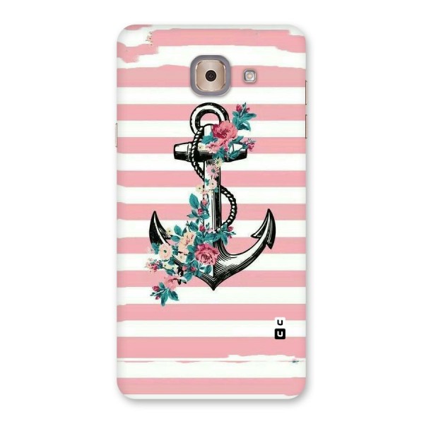 Floral Anchor Back Case for Galaxy J7 Max