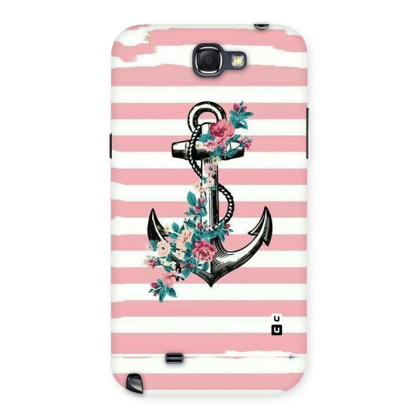 Floral Anchor Back Case for Galaxy Note 2