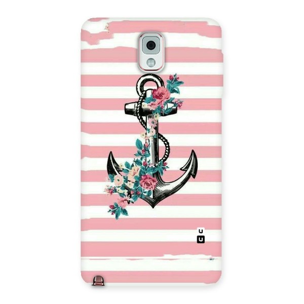Floral Anchor Back Case for Galaxy Note 3