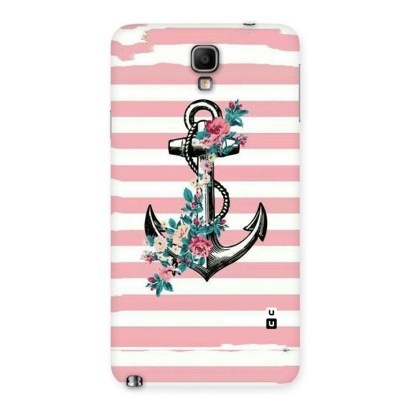 Floral Anchor Back Case for Galaxy Note 3 Neo