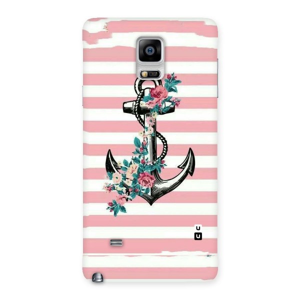 Floral Anchor Back Case for Galaxy Note 4