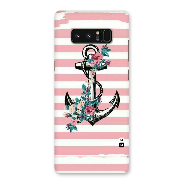 Floral Anchor Back Case for Galaxy Note 8