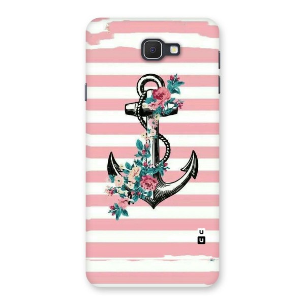 Floral Anchor Back Case for Galaxy On7 2016