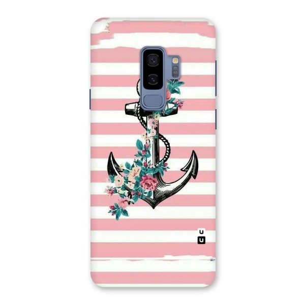 Floral Anchor Back Case for Galaxy S9 Plus
