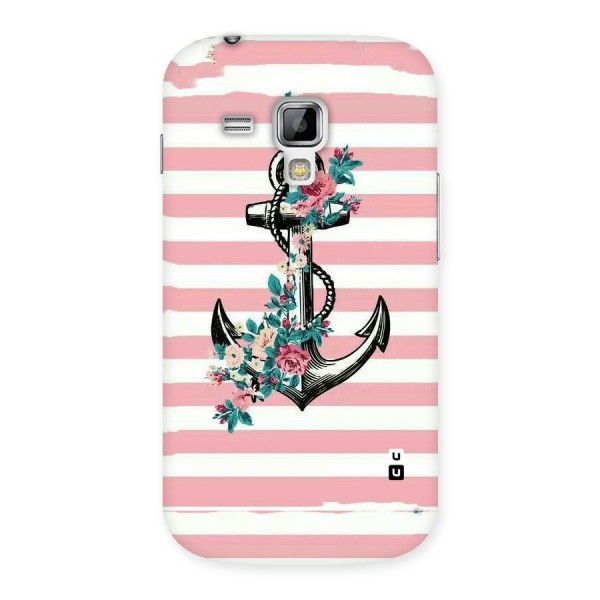 Floral Anchor Back Case for Galaxy S Duos