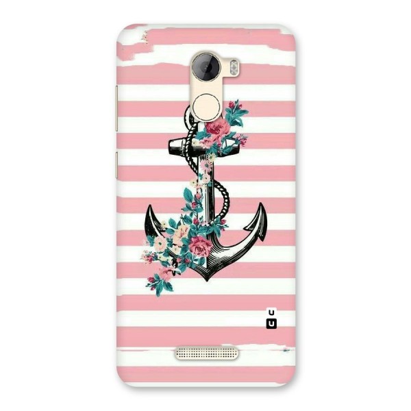 Floral Anchor Back Case for Gionee A1 LIte
