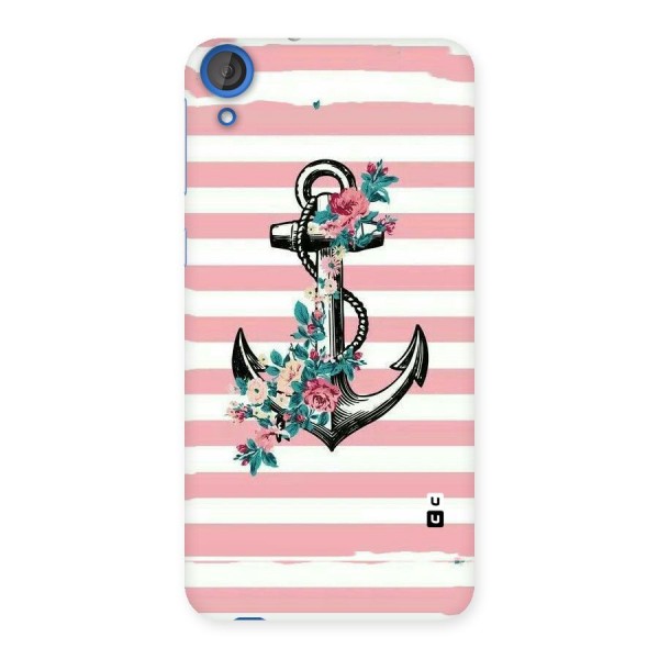 Floral Anchor Back Case for HTC Desire 820