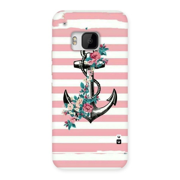 Floral Anchor Back Case for HTC One M9