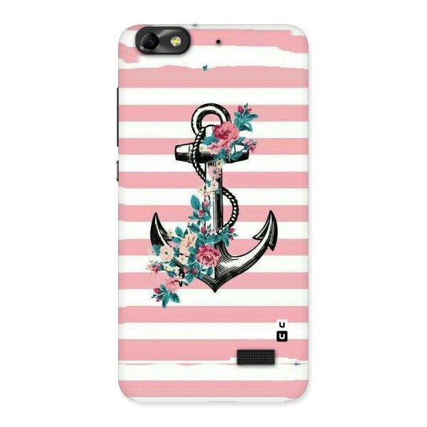 Floral Anchor Back Case for Honor 4C
