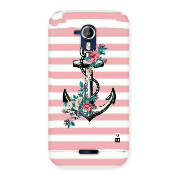 Floral Anchor Back Case for Micromax Canvas Magnus A117
