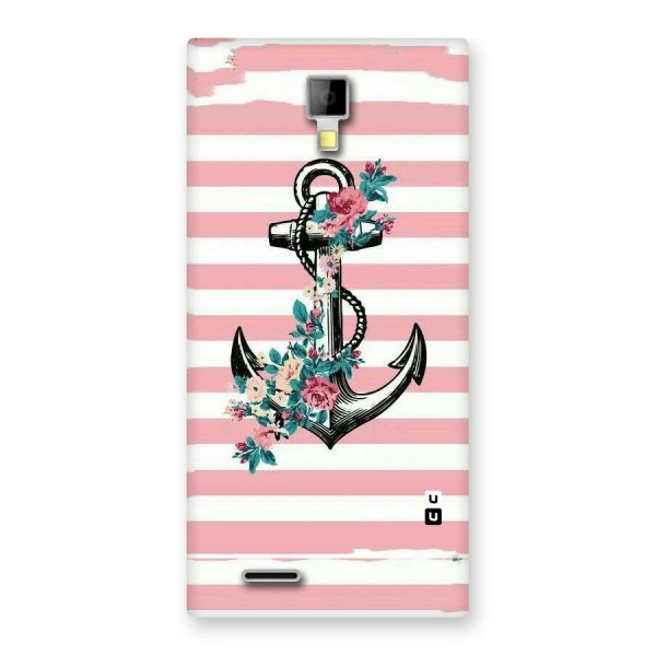Floral Anchor Back Case for Micromax Canvas Xpress A99