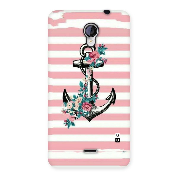 Floral Anchor Back Case for Micromax Unite 2 A106