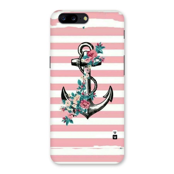 Floral Anchor Back Case for OnePlus 5