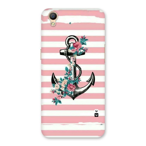 Floral Anchor Back Case for Oppo A37