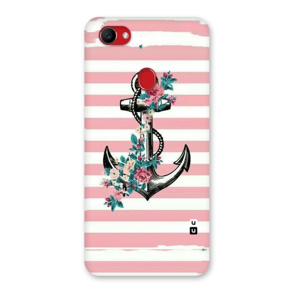 Floral Anchor Back Case for Oppo F7