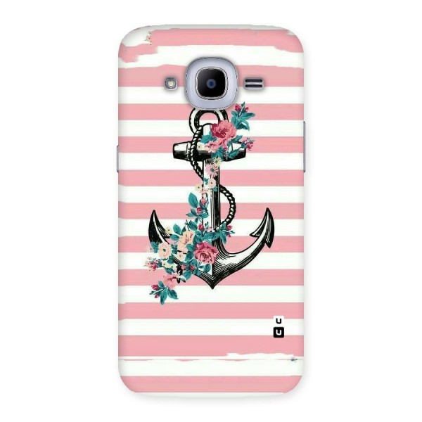 Floral Anchor Back Case for Samsung Galaxy J2 Pro