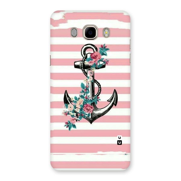 Floral Anchor Back Case for Samsung Galaxy J7 2016