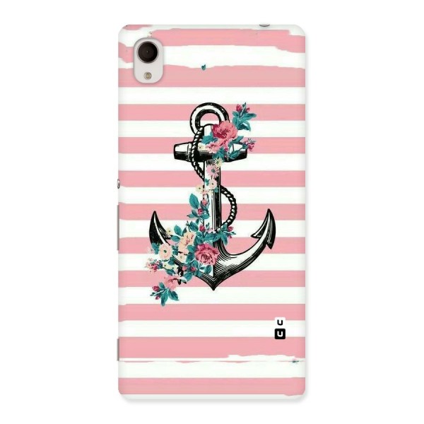 Floral Anchor Back Case for Sony Xperia M4
