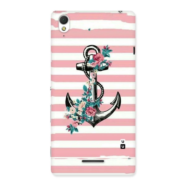 Floral Anchor Back Case for Sony Xperia T3