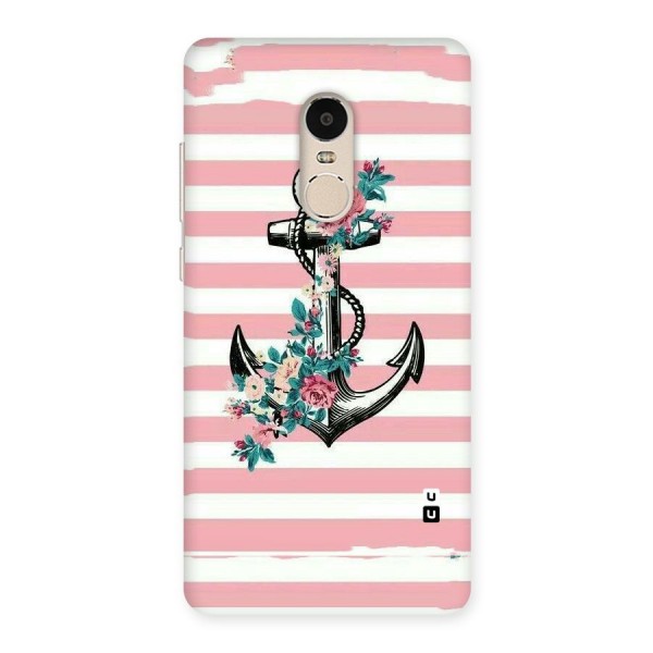 Floral Anchor Back Case for Xiaomi Redmi Note 4