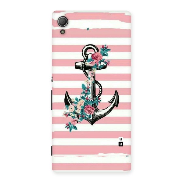 Floral Anchor Back Case for Xperia Z3 Plus