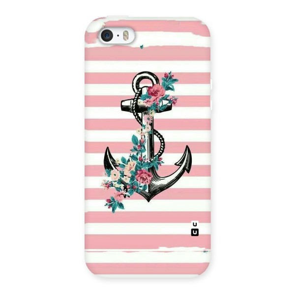 Floral Anchor Back Case for iPhone 5 5S