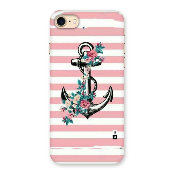 Floral Anchor Back Case for iPhone 7