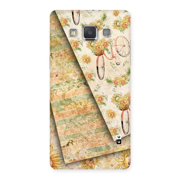 Floral Bicycle Back Case for Galaxy Grand 3