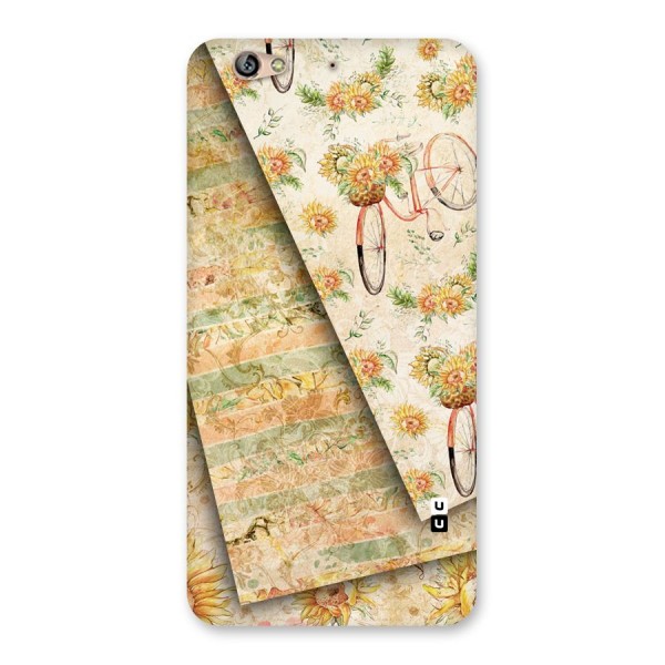 Floral Bicycle Back Case for Gionee S6
