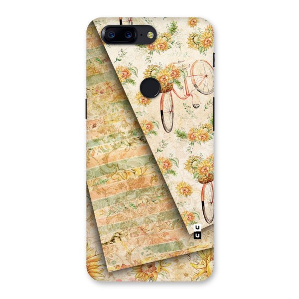 Floral Bicycle Back Case for OnePlus 5T