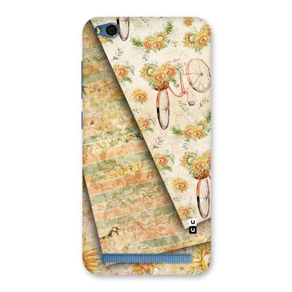 Floral Bicycle Back Case for Redmi 5A