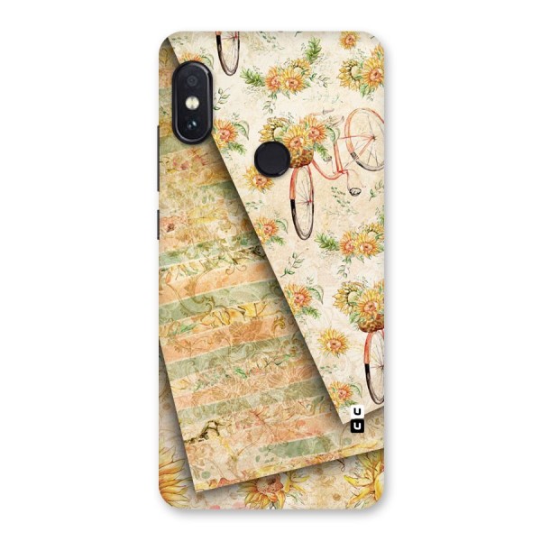 Floral Bicycle Back Case for Redmi Note 5 Pro