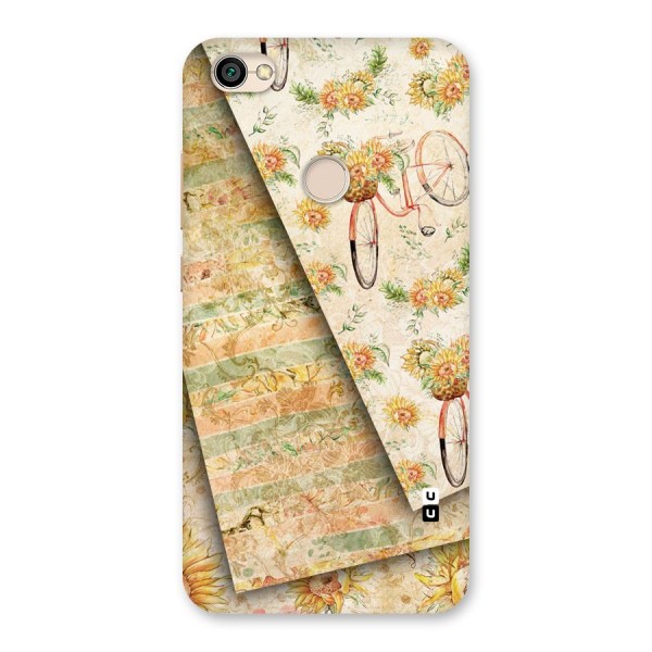 Floral Bicycle Back Case for Redmi Y1 2017