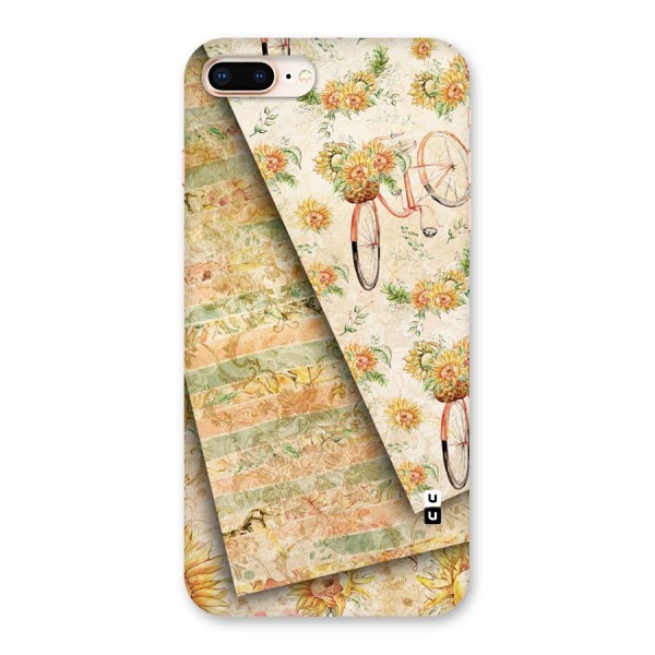 Floral Bicycle Back Case for iPhone 8 Plus