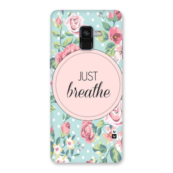 Floral Bloom Back Case for Galaxy A8 Plus